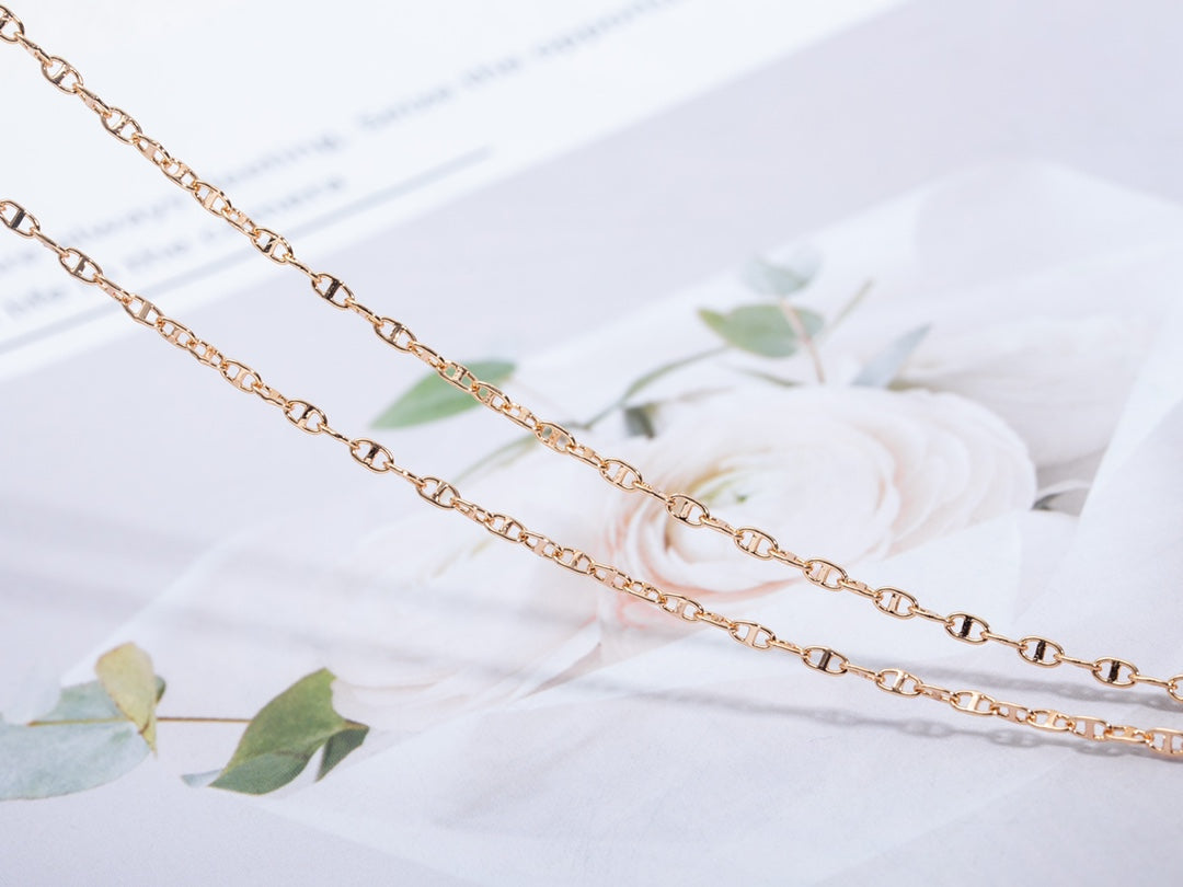 [Eterna Jewels]ECHAPPEE NECKLACE PINK GOLD