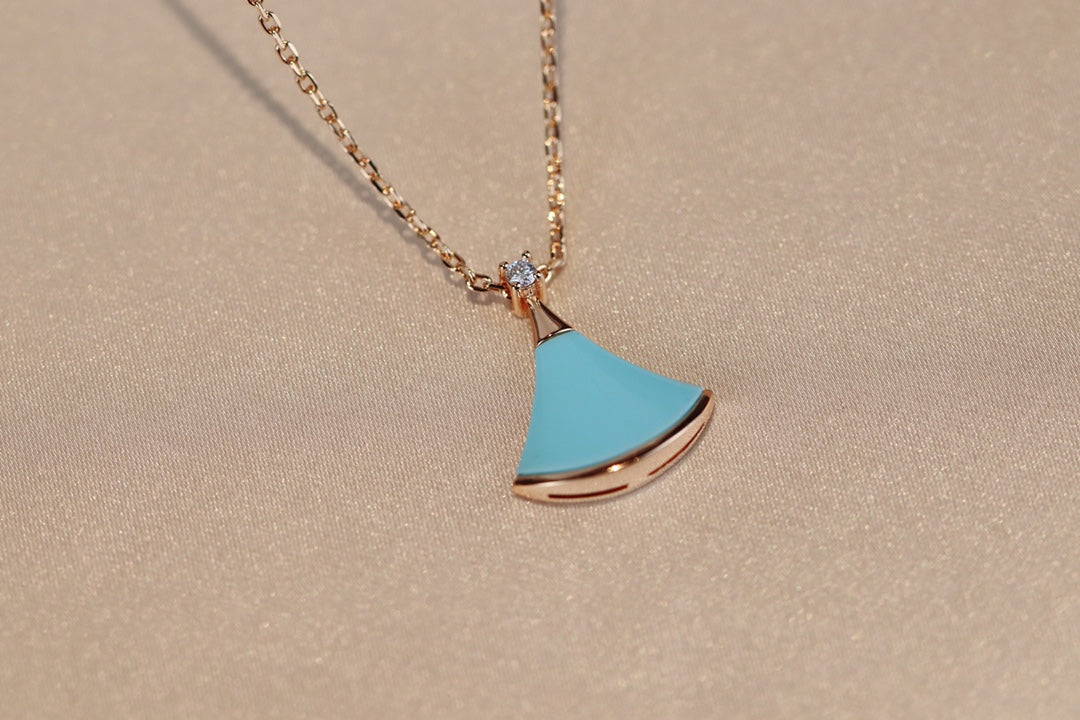 [Eterna Jewels]DREAM NECKLACE TURQUOISE PINK GOLD