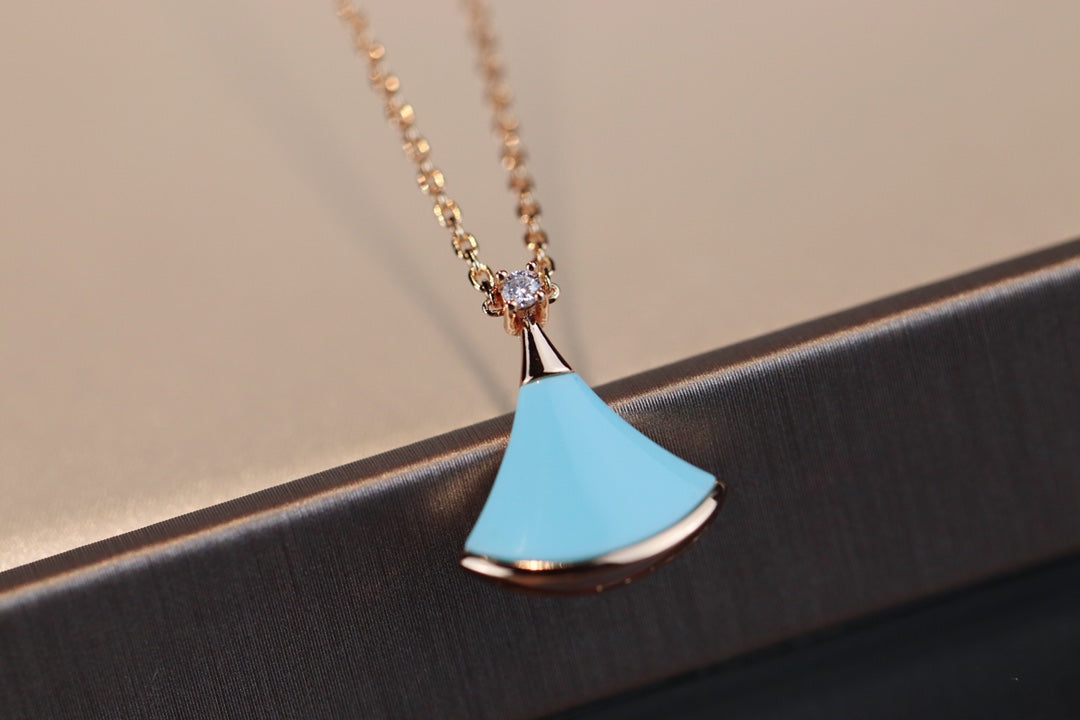 [Eterna Jewels]DREAM NECKLACE TURQUOISE PINK GOLD