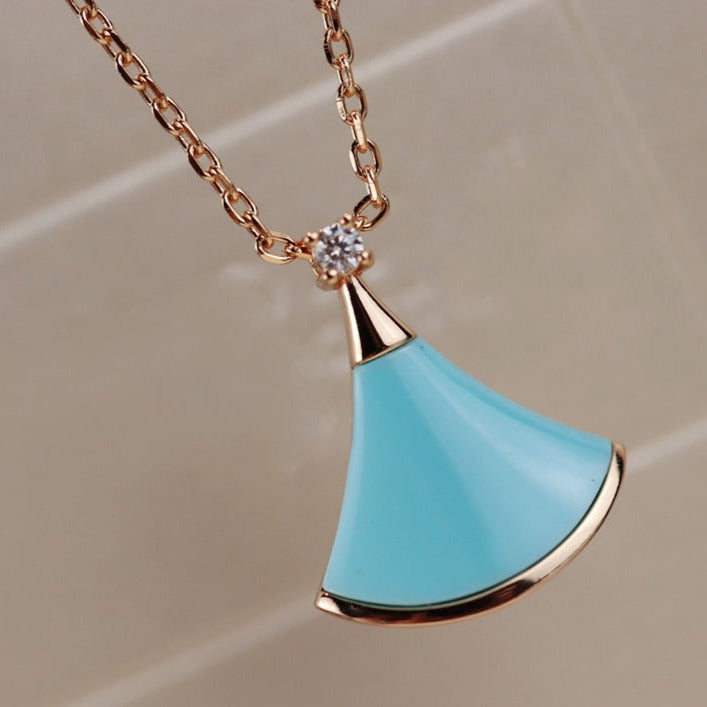 [Eterna Jewels]DREAM NECKLACE TURQUOISE PINK GOLD