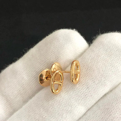 [Eterna Jewels]CHAINE SMALL EARRINGS GOLD AND SILVER