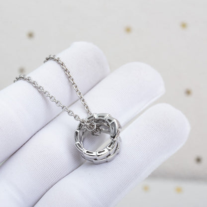 [Eterna Jewels]SERPENTI SILVER NECKLACE DIAMOND