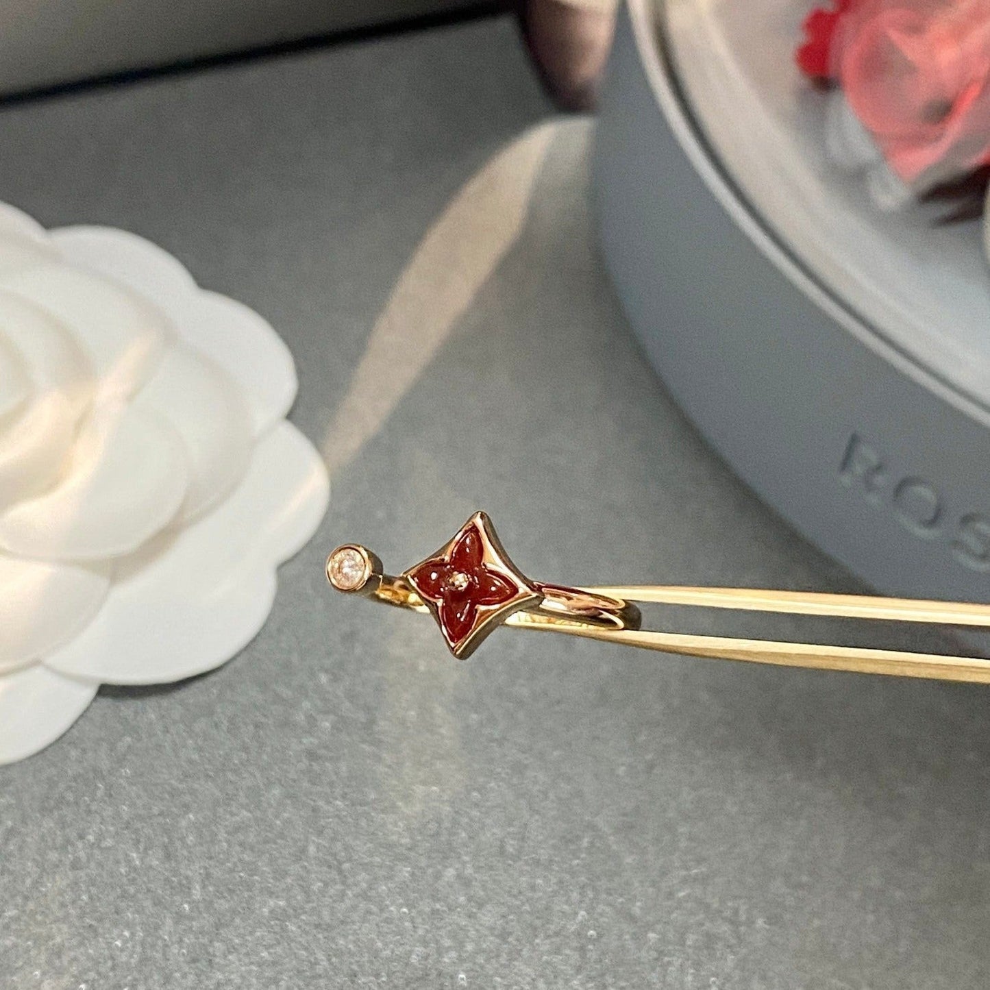 [Eterna Jewels]STAR 1 DIAMOND OPEN RING