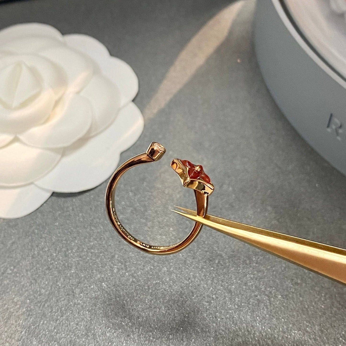 [Eterna Jewels]STAR 1 DIAMOND OPEN RING