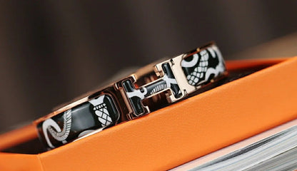 [Eterna Jewels]H TARTAN BRACELET 12MM