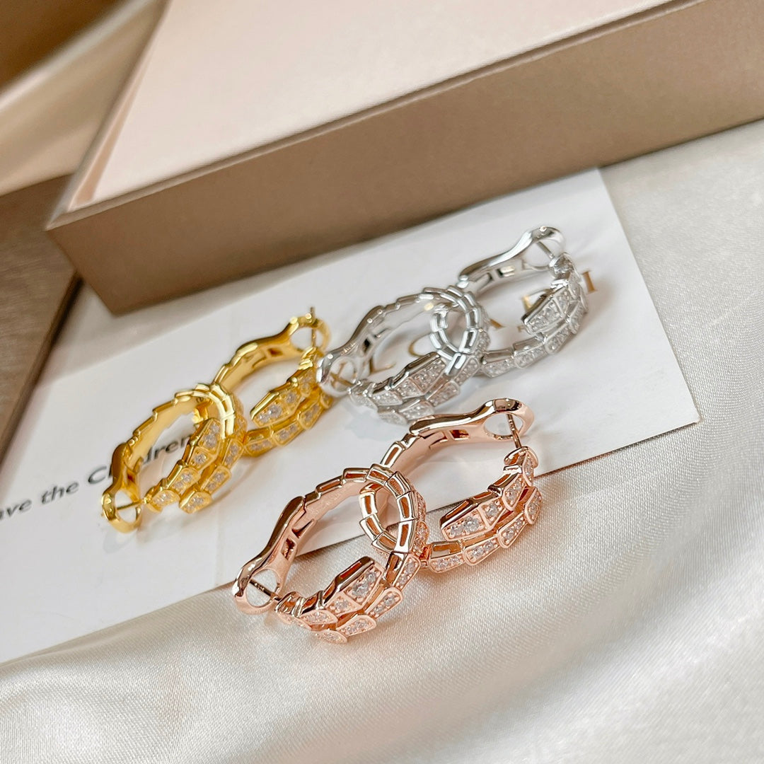 [Eterna Jewels]SERPENTI EARRINGS DIAMOND