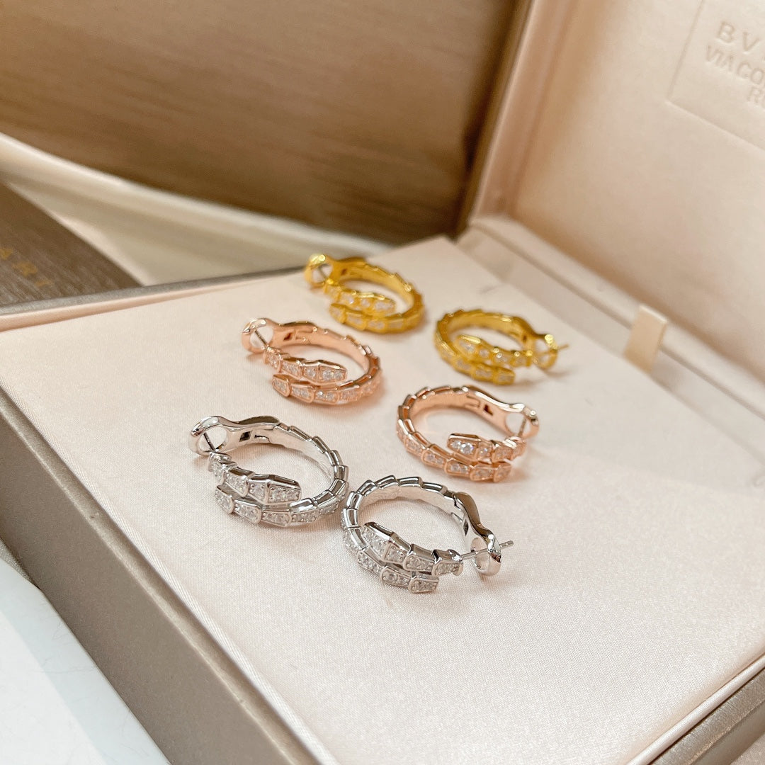 [Eterna Jewels]SERPENTI EARRINGS DIAMOND