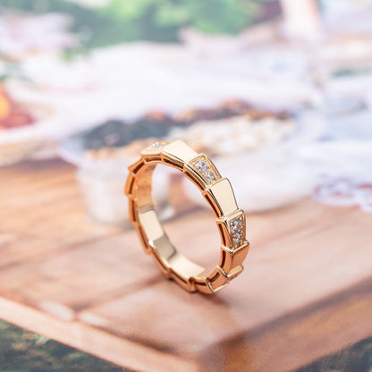 [Eterna Jewels]SERPENTI RING PINK GOLD  3MM