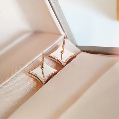 [Eterna Jewels]STAR MOP PINK GOLD EARRINGS