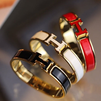 [Eterna Jewels]H BRACELET 12MM GOLD