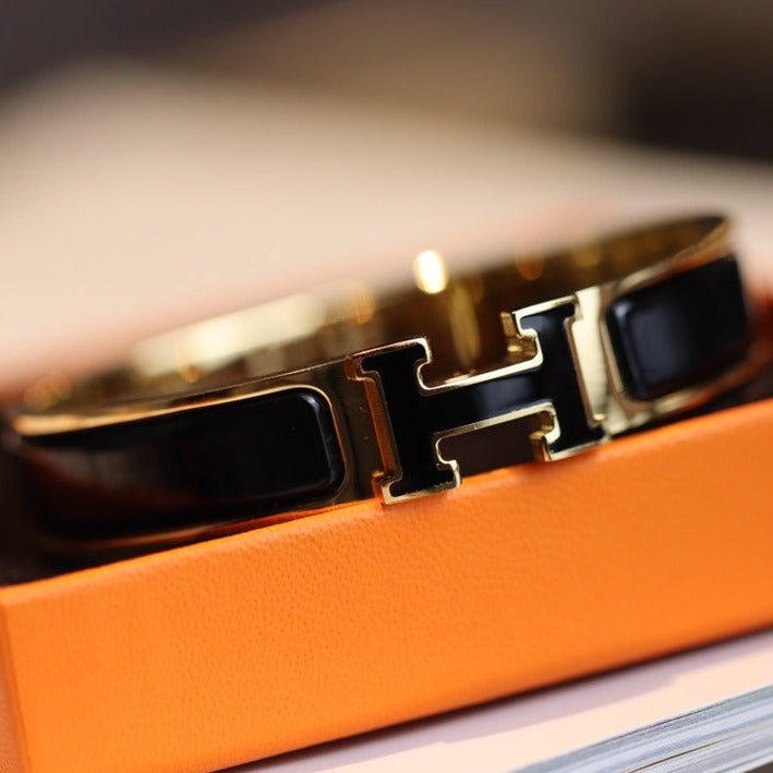 [Eterna Jewels]H BRACELET 12MM GOLD