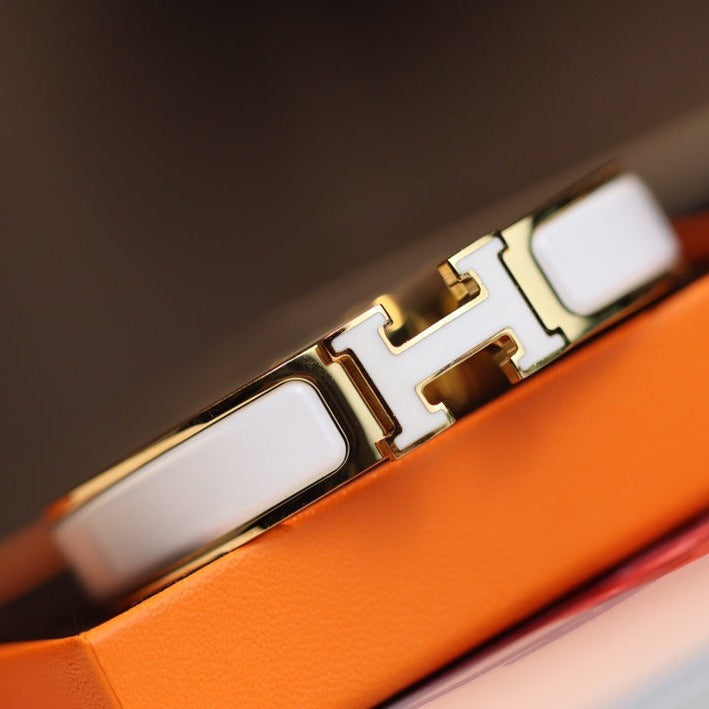 [Eterna Jewels]H BRACELET 12MM GOLD