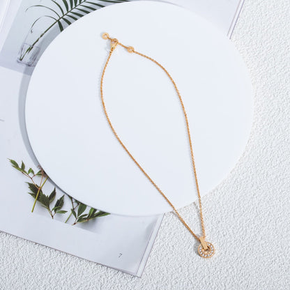 [Eterna Jewels]GARI NECKLACE PINK GOLD DIAMOND