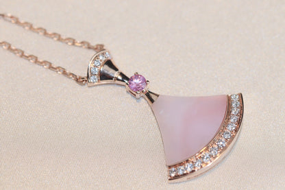 [Eterna Jewels]DREAM NECKLACE PINK MOP DIAMOND