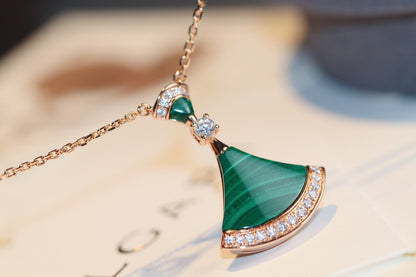 [Eterna Jewels]DREAM NECKLACE MALACHITE DIAMOND