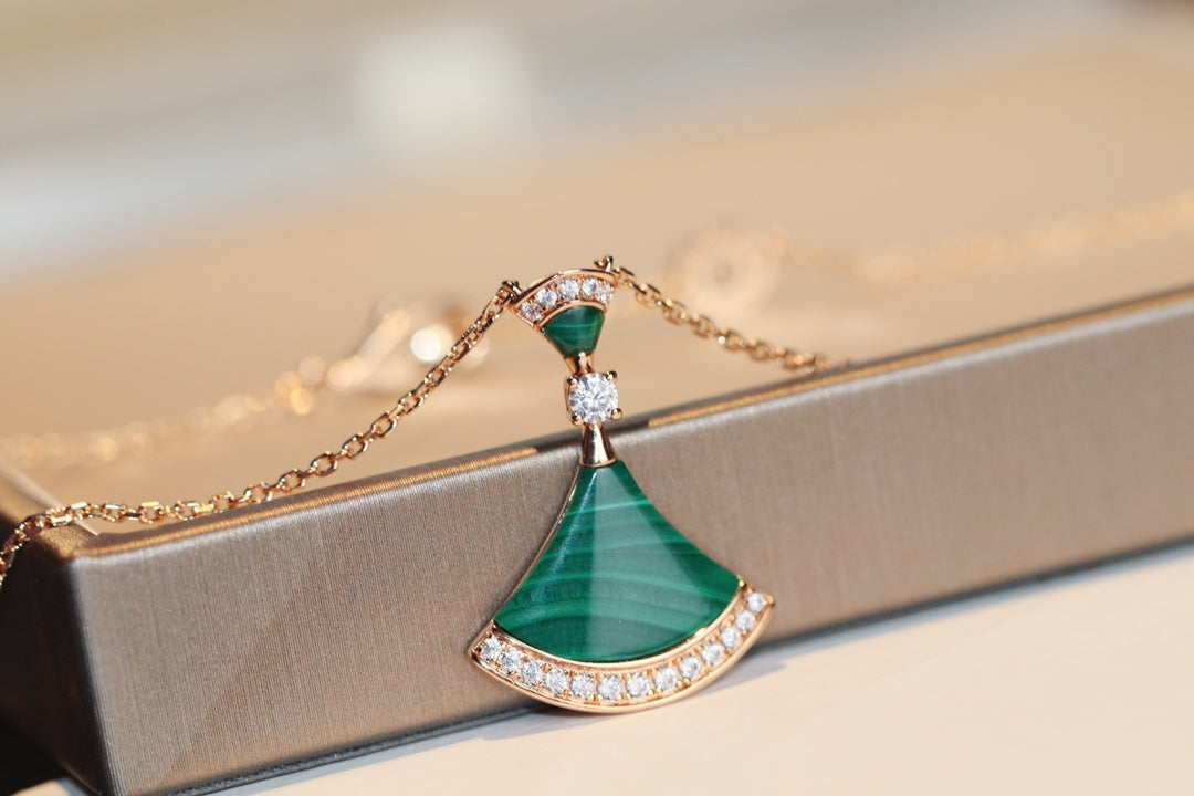 [Eterna Jewels]DREAM NECKLACE MALACHITE DIAMOND