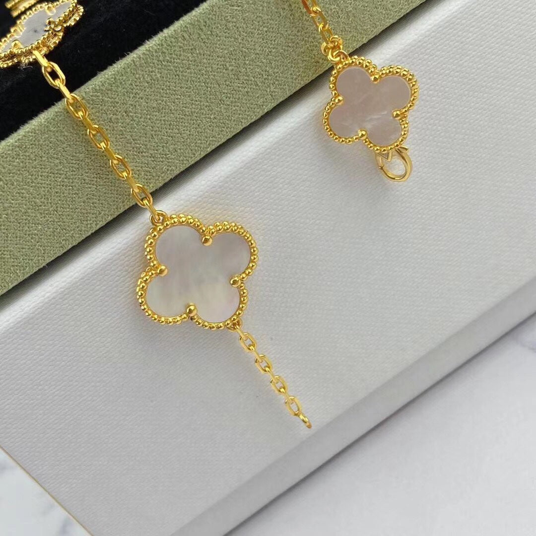 [Eterna Jewels]MAGIC CLOVER MOP GOLD BRACELET 5 MOTIFS