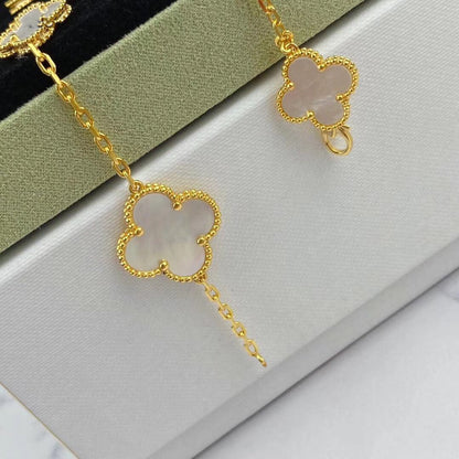 [Eterna Jewels]MAGIC CLOVER MOP GOLD BRACELET 5 MOTIFS