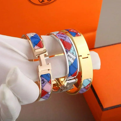 [Eterna Jewels]H BRACELET DOTTED BORDER 12MM