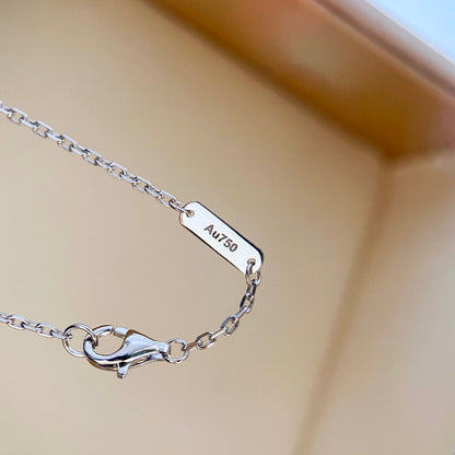 [Eterna Jewels]CLOVER DIAMOND NECKLACE SILVER