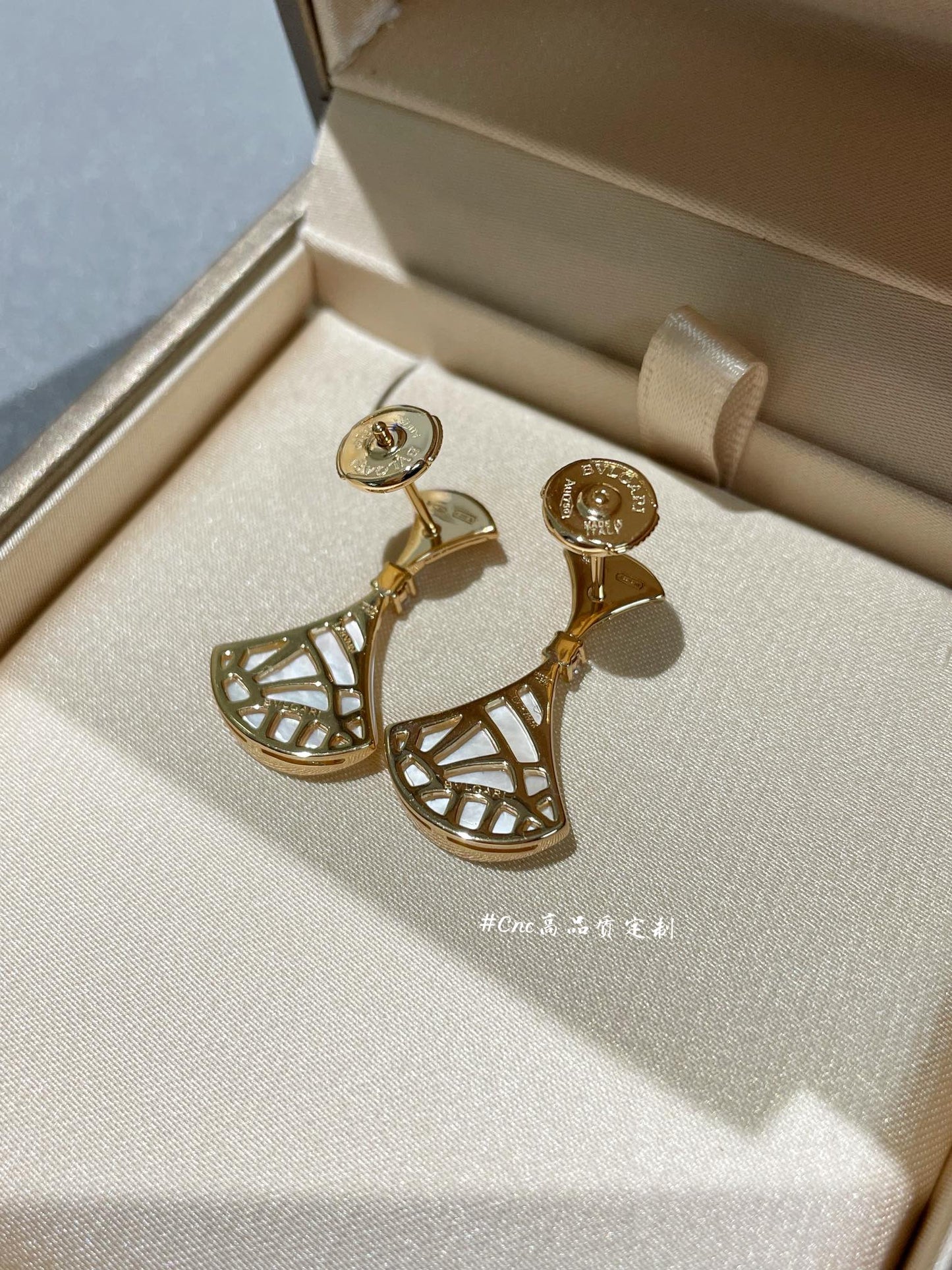 [Eterna Jewels]DREAM MOP 1 DIAMOND EARRINGS