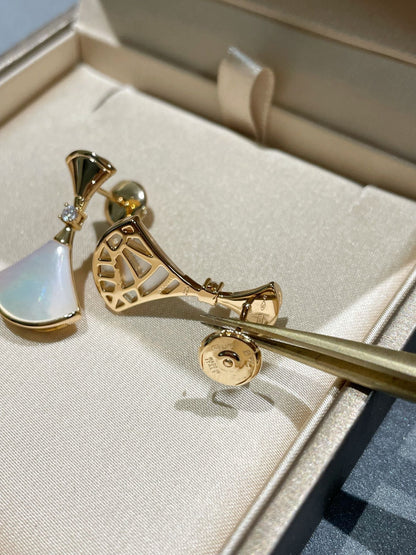 [Eterna Jewels]DREAM MOP 1 DIAMOND EARRINGS
