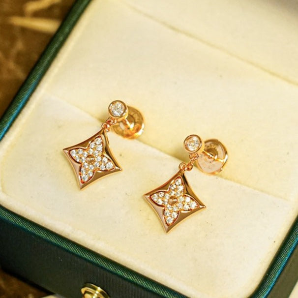 [Eterna Jewels]STAR DIAMONDS EARRINGS GOLD