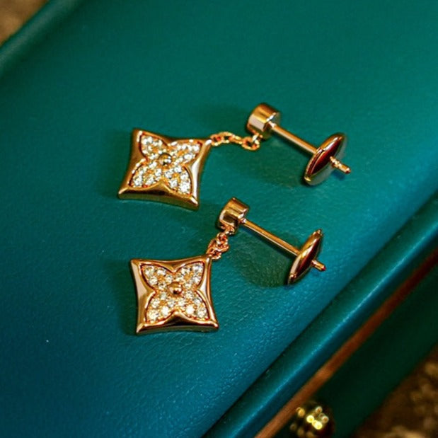 [Eterna Jewels]STAR DIAMONDS EARRINGS GOLD