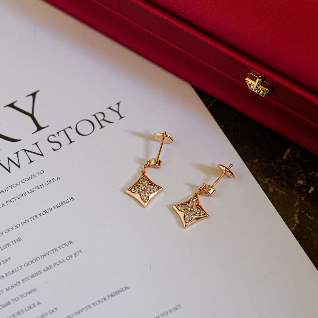 [Eterna Jewels]STAR DIAMONDS EARRINGS GOLD
