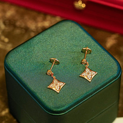[Eterna Jewels]STAR DIAMONDS EARRINGS GOLD