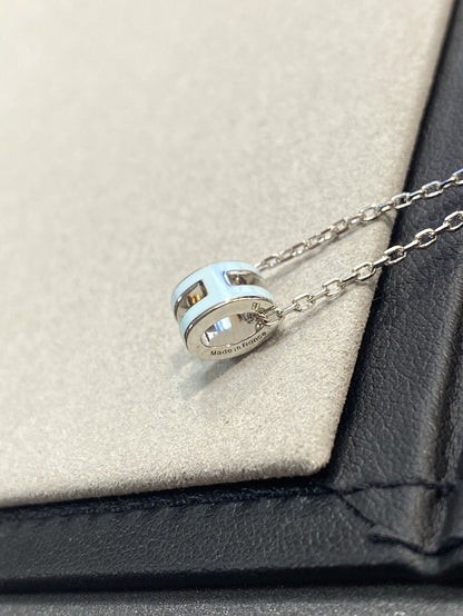[Eterna Jewels]POP H LIGHT BLUE NECKLACE