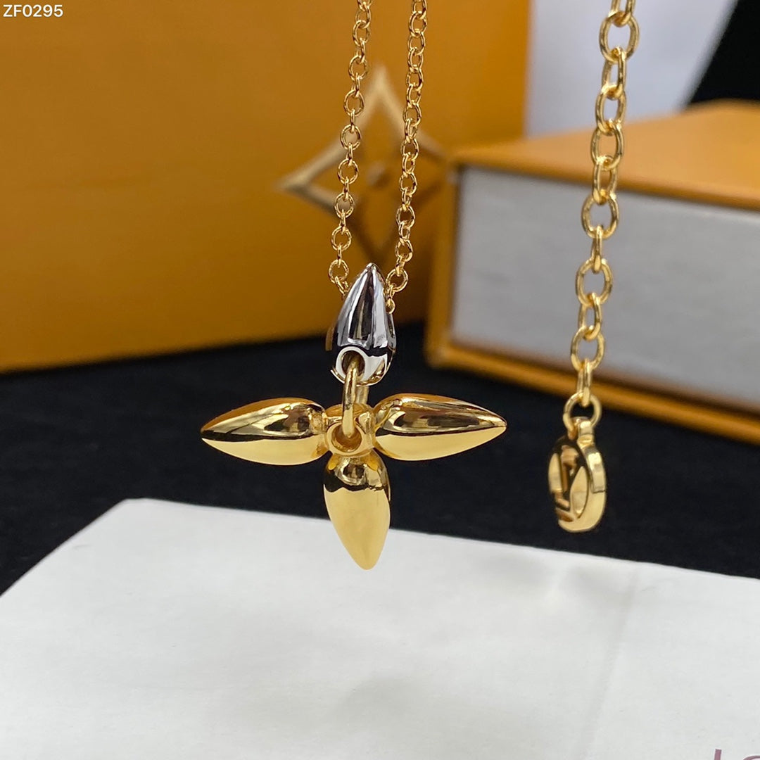 [Eterna Jewels]LOUISETTE PEDANT GOLD NECKLACE