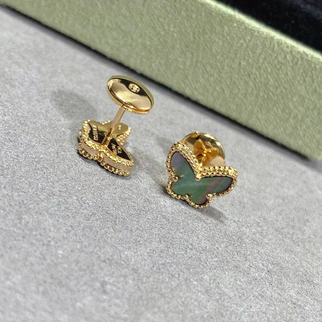 [Eterna Jewels]BUTTERFLY DARK MOP  EARRINGS