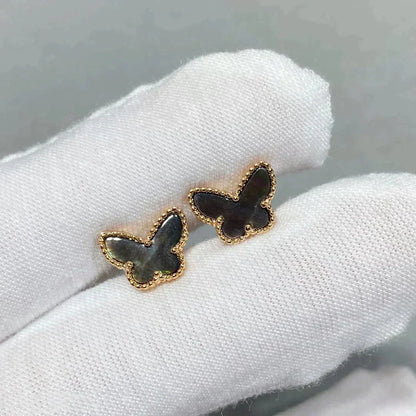 [Eterna Jewels]BUTTERFLY DARK MOP  EARRINGS