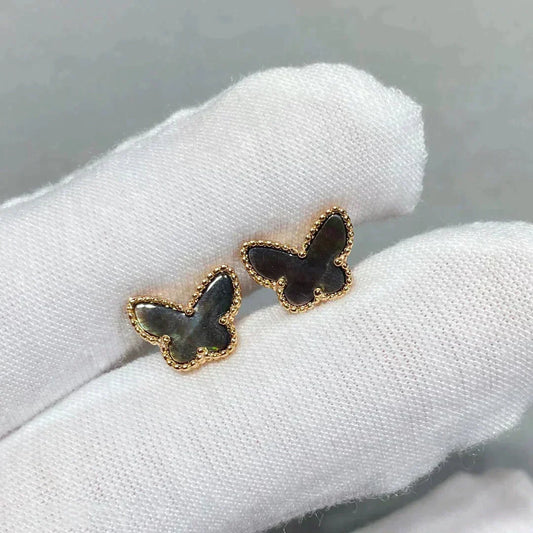 [Eterna Jewels]BUTTERFLY DARK MOP  EARRINGS