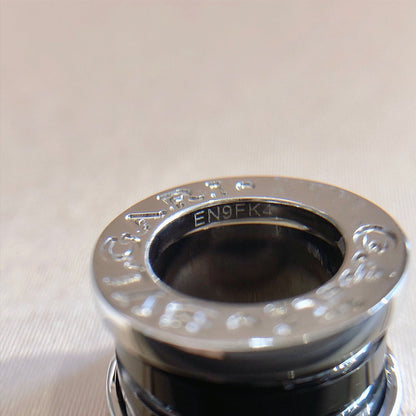 [Eterna Jewels]ZERO 1 BLACK CERAMIC SILVER NECKLACE