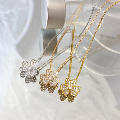 [Eterna Jewels]FLOWER DIAMOND NECKLACE