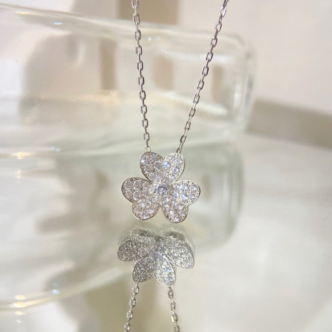 [Eterna Jewels]FLOWER DIAMOND NECKLACE
