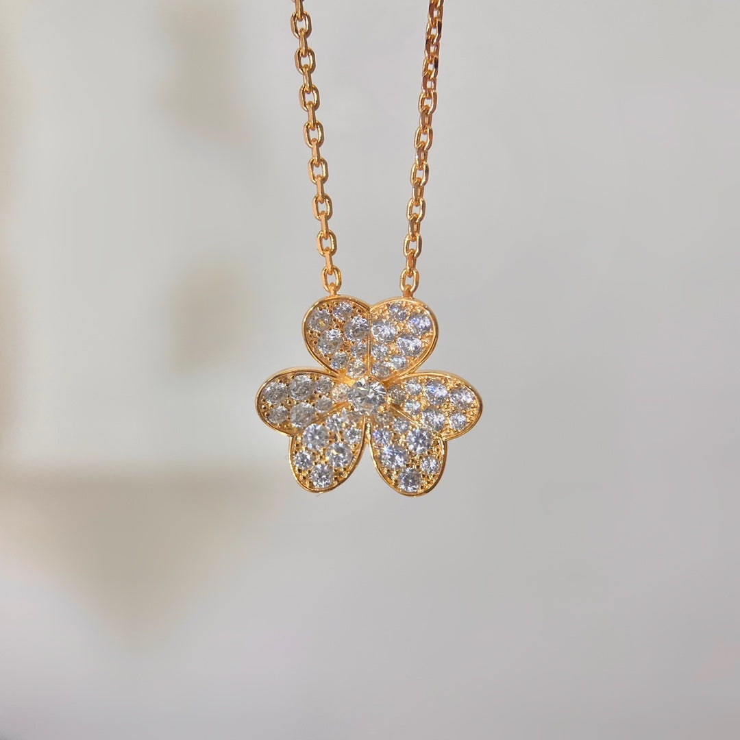 [Eterna Jewels]FLOWER DIAMOND NECKLACE