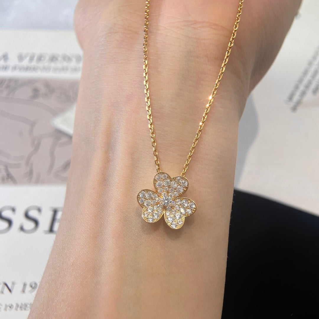[Eterna Jewels]FLOWER DIAMOND NECKLACE