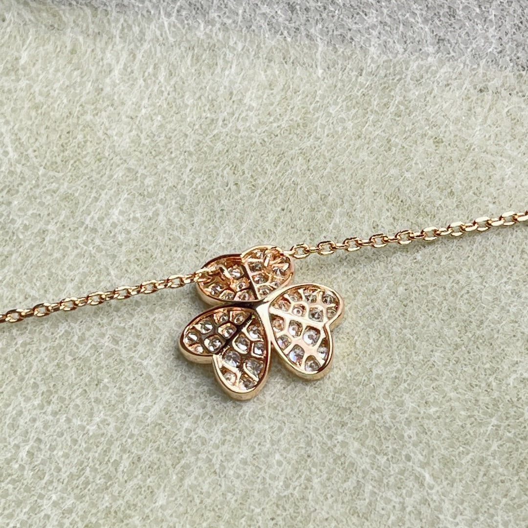 [Eterna Jewels]FLOWER DIAMOND NECKLACE