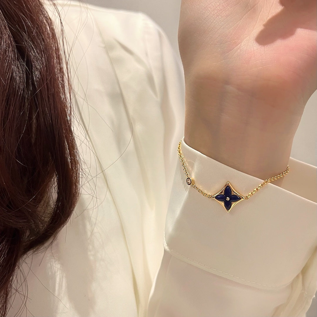 [Eterna Jewels]COLOR STAR PINK GOLD DIAMOND BRACELET