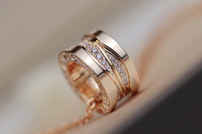 [Eterna Jewels]ZERO 1 PINK GOLD DIAMOND NECKLACE