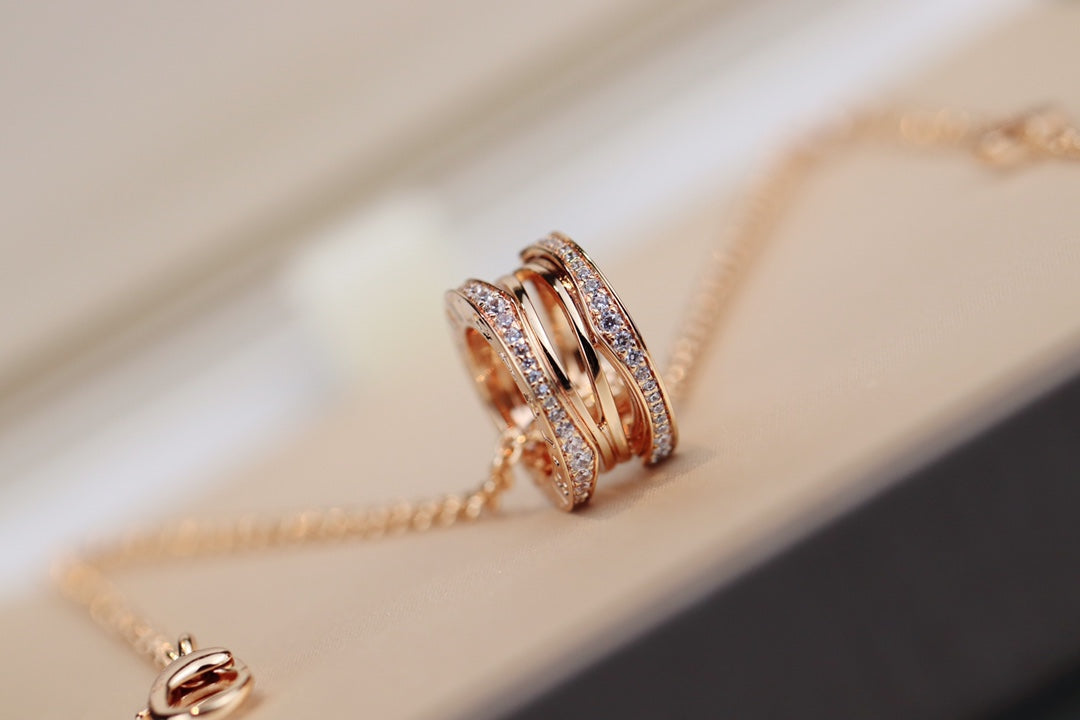 [Eterna Jewels]ZERO 1 PINK GOLD NECKLACE