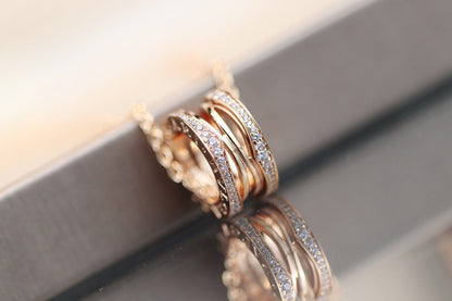 [Eterna Jewels]ZERO 1 PINK GOLD NECKLACE