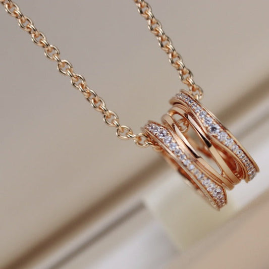 [Eterna Jewels]ZERO 1 PINK GOLD NECKLACE