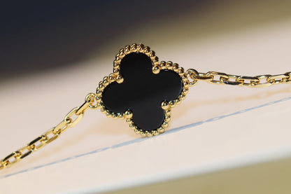 [Eterna Jewels]CLOVER 20 MOTIFS ONYX ROSE GOLD
