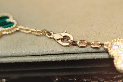[Eterna Jewels]CLOVER 20 MOTIFS ONYX ROSE GOLD