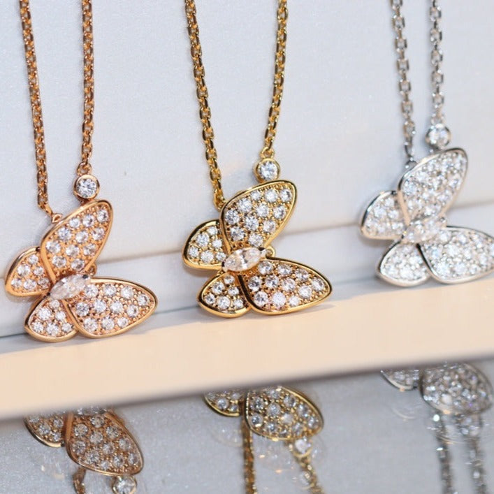 [Eterna Jewels]BUTTERFLY DIAMOND NECKLACE