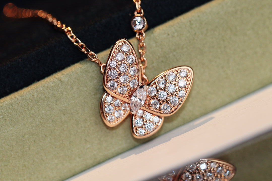 [Eterna Jewels]BUTTERFLY DIAMOND NECKLACE